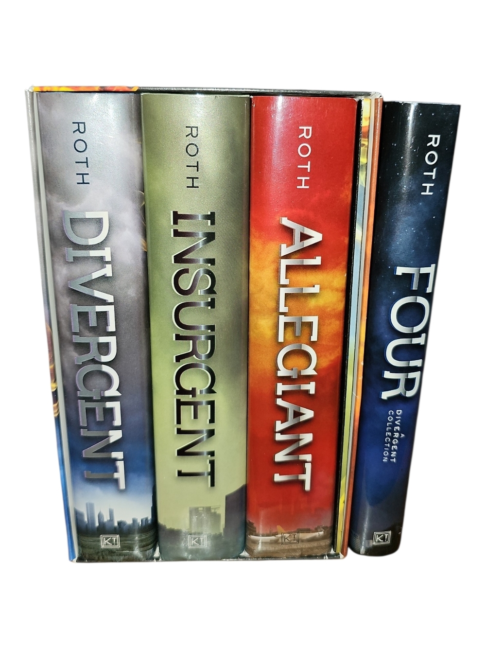 EUC Veronica Roth's Divergent Series Hardcover Book Set + "Four" Companion Book